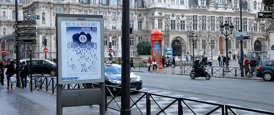 Michel Granger signe le visuel de l’affiche du mois de la photo 2012 à Paris.