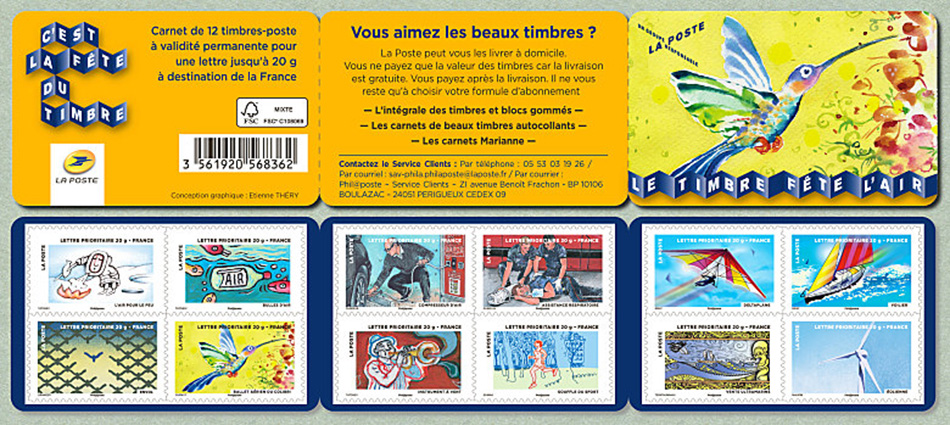 Fête du timbre 2013 - Le timbre fête l'air