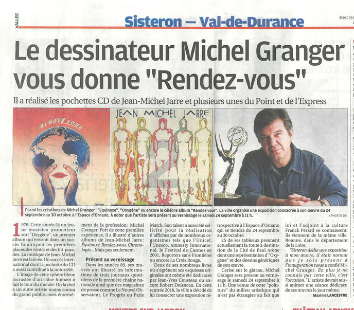 Michel Granger Expo à Sisteron